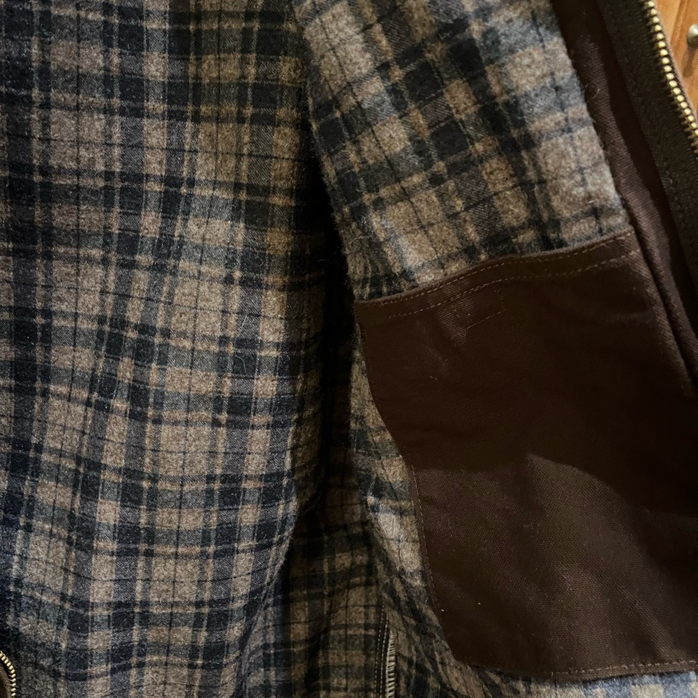 Carhartt Men's Dark Brown J200 DKB Detroit Blanket Jacket - Picture 9 of 9